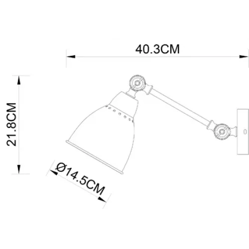 Бра Arte Lamp BRACCIO A2054AP-1WH