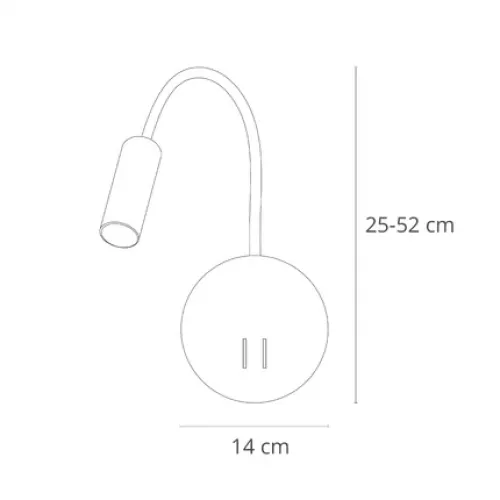 Бра Arte Lamp ELECTRA A8231AP-1WH