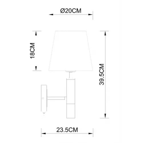 Бра Arte Lamp ROBERT A5066AP-1BK