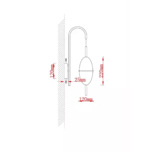 Бра Arte Lamp ANDROMEDA A2089AP-3GO