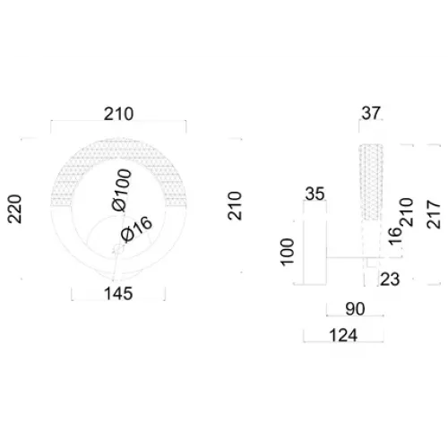 Декоративная подсветка ARTE LAMP MONTANA A7777AP-1GO