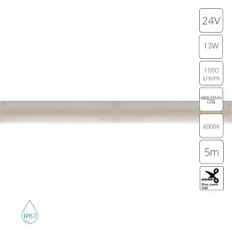 Светодиодная лента 24V 13W/m 6000К 5м IP67 Arte Lamp AQUA LANE A2448010-03-6K