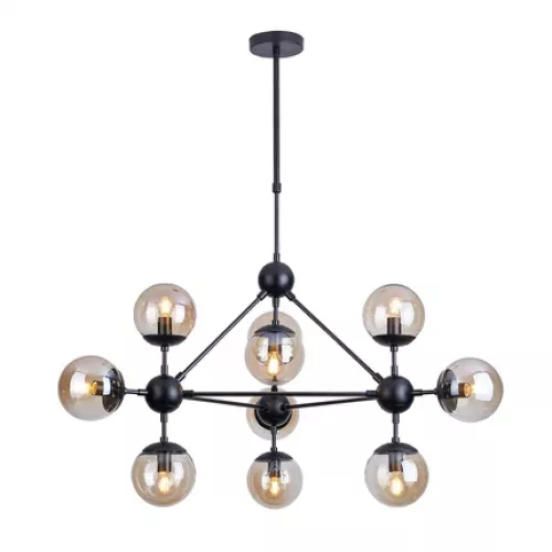 Люстра на штанге Arte Lamp BOLLA A1664SP-10BK