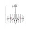 Люстра на штанге ARTE LAMP MATILDA A1064PL-12CC