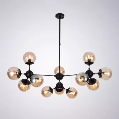 Люстра на штанге Arte Lamp BOLLA A1664SP-12BK