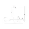 Люстра на штанге Arte Lamp STANLEY A2476PL-40BK