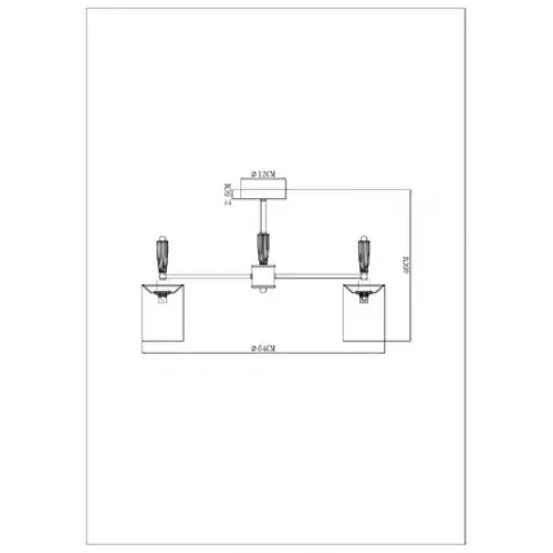 Люстра на штанге Arte Lamp WAVERLEY A4102PL-5PB
