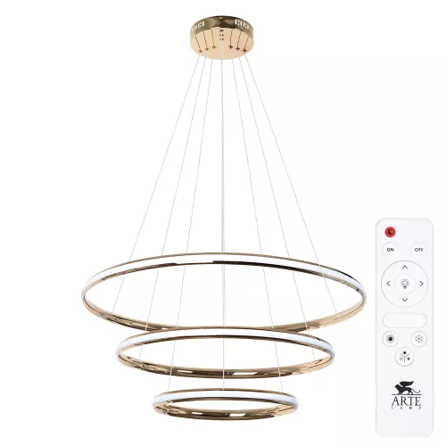 Подвесная люстра Arte Lamp MERIDIANA A2198SP-3GO