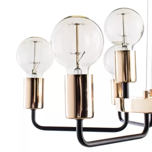 Подвесная люстра Arte Lamp GELO A6001LM-9BK