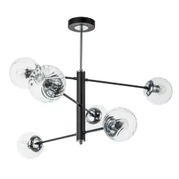 Люстра на штанге Arte Lamp SEGIN A3566PL-6BK
