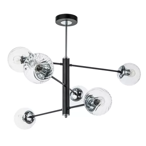 Люстра на штанге Arte Lamp SEGIN A3566PL-6BK