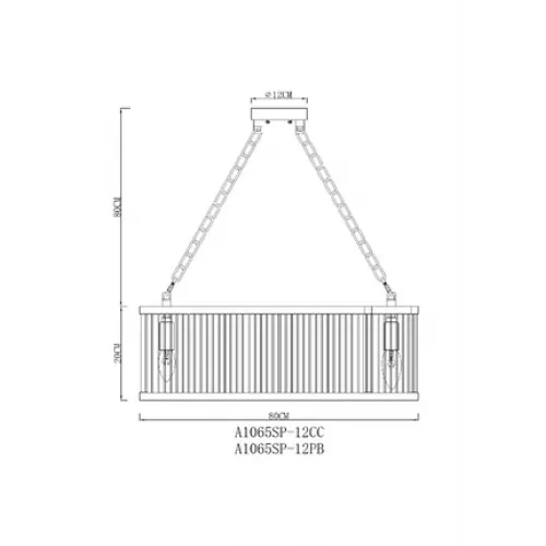 Подвесная люстра Arte Lamp ANETTA A1065SP-12CC