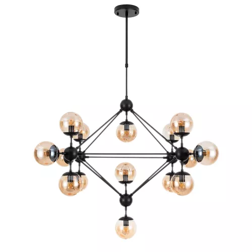 Люстра на штанге Arte Lamp BOLLA A1664SP-15BK