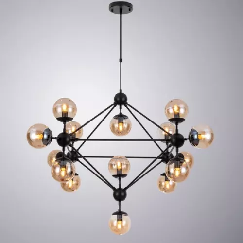 Люстра на штанге Arte Lamp BOLLA A1664SP-15BK