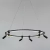 Подвесная люстра Arte Lamp RING A2186SP-1BK