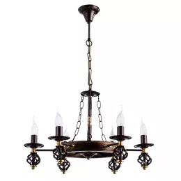 Подвесная люстра Arte Lamp CARTWHEEL A4550LM-6CK