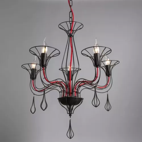 Подвесная люстра Arte Lamp ARTEFACT A3225LM-5BK