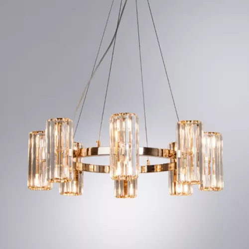 Подвесная люстра Arte Lamp SANTORINI A1049SP-16GO