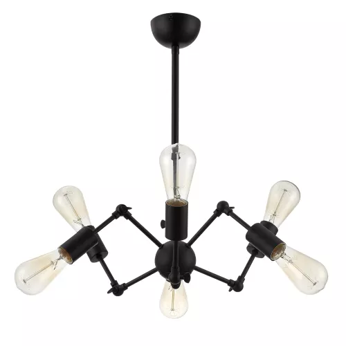 Люстра на штанге Arte Lamp ROOTS A9190LM-6BK