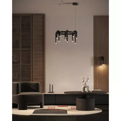 Подвесная люстра Arte Lamp WARHOL A3258LM-30BK