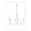 Подвесная люстра Arte Lamp COLLINETTA A4094LM-12WH