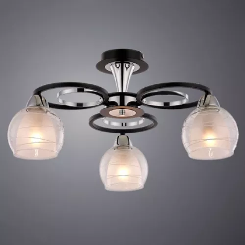 Потолочная люстра Arte Lamp GINEVRA A1604PL-3BK