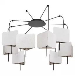 Подвесная люстра Arte Lamp TRIXIE A7084SP-8BK