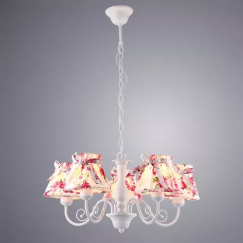 Подвесная люстра Arte Lamp MARGHERITA A7021LM-5WH