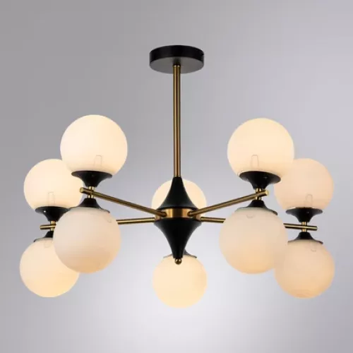Люстра на штанге Arte Lamp MIMOSA A3649PL-10PB