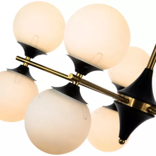 Люстра на штанге Arte Lamp MIMOSA A3649PL-10PB