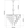 Подвесная люстра Divinare CHARA 3508/17 LM-6