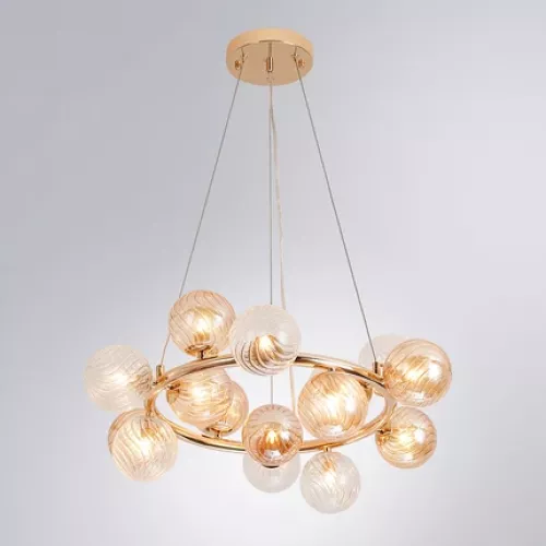 Подвесная люстра Arte Lamp ETEREO A5261LM-15GO