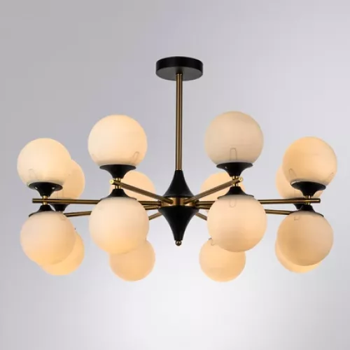 Люстра на штанге Arte Lamp MIMOSA A3649PL-16PB