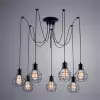 Подвесная люстра Arte Lamp SPIDER A1109SP-7BK