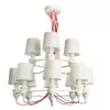 Подвесная люстра Arte Lamp SERGIO A3325LM-8-4WH
