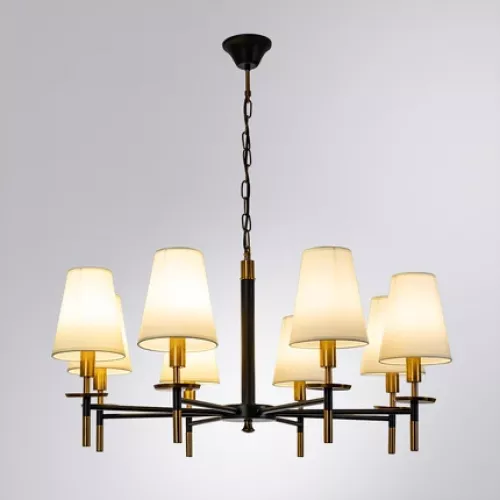 Подвесная люстра Arte Lamp RICCARDO A4075LM-8BK