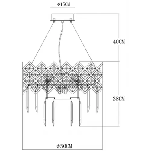 Подвесная люстра Arte Lamp WEZEN A1006SP-8CC