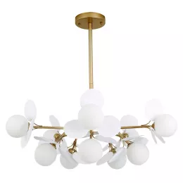 Люстра на штанге Arte Lamp PEACOCK A1369SP-10SG