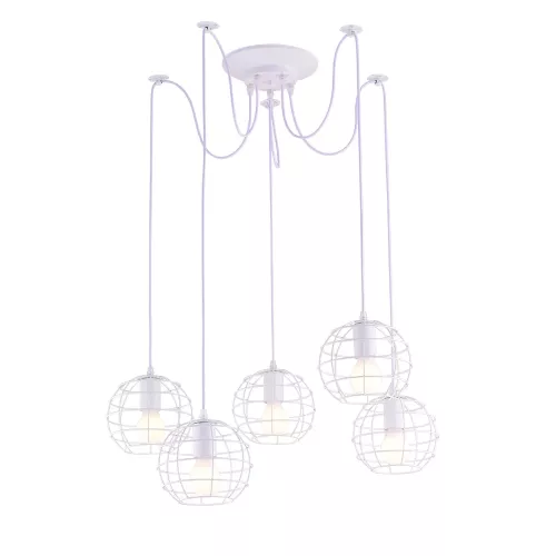 Подвесная люстра Arte Lamp SPIDER A1110SP-5WH