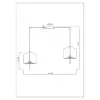 Подвесная люстра Arte Lamp TRIXIE A7084SP-8BK