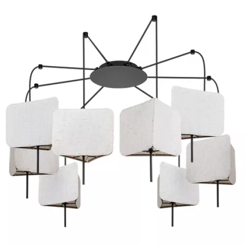 Подвесная люстра Arte Lamp TRIXIE A7084SP-8BK
