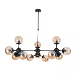 Люстра на штанге Arte Lamp BOLLA A1664SP-12BK