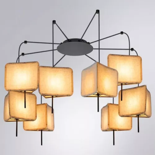 Подвесная люстра Arte Lamp TRIXIE A7084SP-8BK