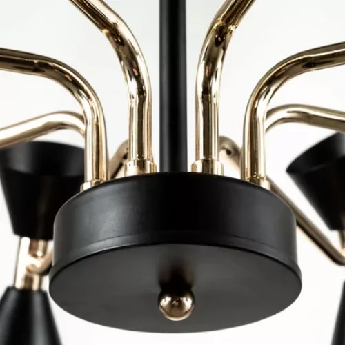 Потолочная люстра Arte Lamp WELLINGTON A2711PL-8BK