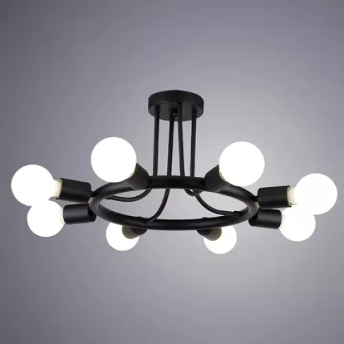 Потолочная люстра Arte Lamp HIGHGARDEN A6063PL-8BK