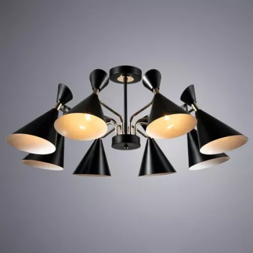 Потолочная люстра Arte Lamp WELLINGTON A2711PL-8BK