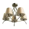 Потолочная люстра Arte Lamp GLORIOSO A6569PL-5AB