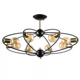 Потолочная люстра Arte Lamp GLASGOW A1963PL-8BK