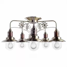 Потолочная люстра Arte Lamp SAILOR A4524PL-5AB