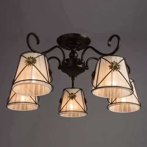 Потолочная люстра Arte Lamp FORTUNA A5495PL-5BR
